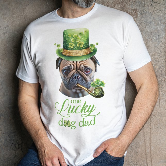 T-shirt Custom Funny Chien photo St. Patrick's Day (Créateur téléchargé)
