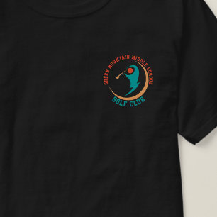 T-shirt Custom Golf School Club League Nom Numéro