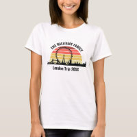 Custom London Vacation Sunset Femmes