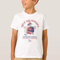 Custom Mele Kalikimaka Père Noël Noël hawaïen