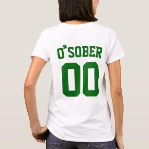 T-shirt Custom Number So Sober Clover St Patrick's Day
