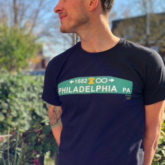 T-shirt Custom Philly Street Sign Shirt ~ Philadelphia
