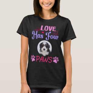 T-shirt Custom Photo Love has Four Paws Valentine's Day