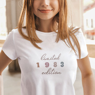 T-shirt Custom Year Vintage 40th Birthday Limited Edition