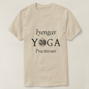 T-shirt Customisé Personnalisé Om yogi yoga chemise d'entr