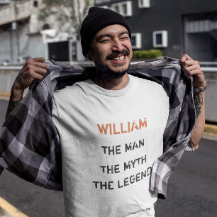 T-shirt Customisez L'Homme. Le Mythe. La Légende.