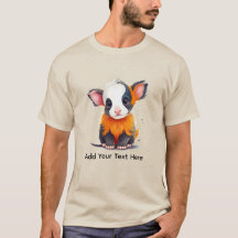 Customizable Funny Baby Cow