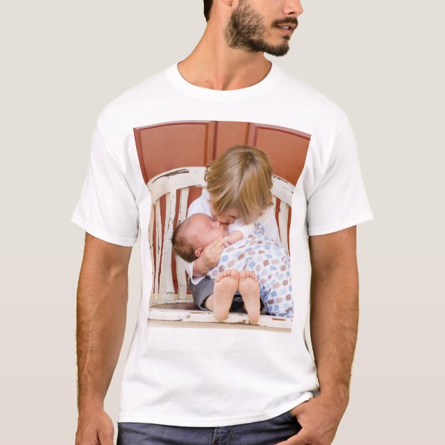 T-shirt Customized Photo Personalized  (Devant)