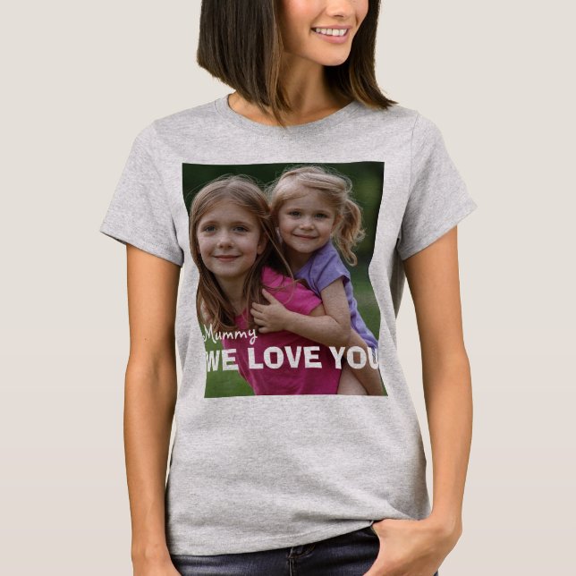 T-shirt Customized with 2 and text (Devant)
