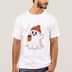 T-shirt 👻 Cute Amateur De Café Fantôme