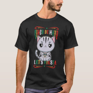 T-shirt Cute American Shorthair Cat Cinqo De Mayo