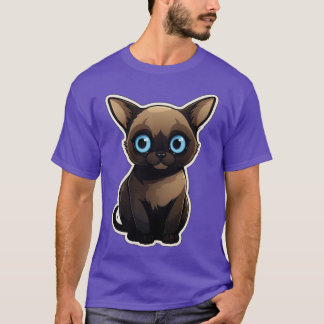 T-shirt Cute Amoureux des chats siamois Funny Siamese Chat