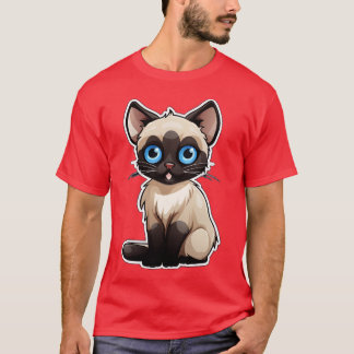 T-shirt Cute Amoureux des chats siamois Funny Siamese Chat