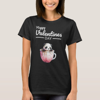 T-shirt Cute Animal Heart Panda Happy Valentine Day  14