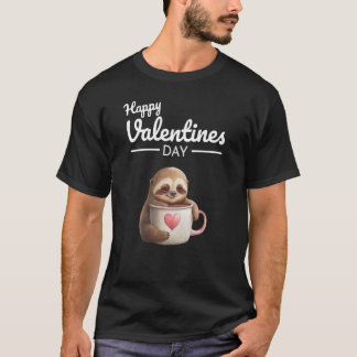 T-shirt Cute Animal Heart Panda Happy Valentine Day  36
