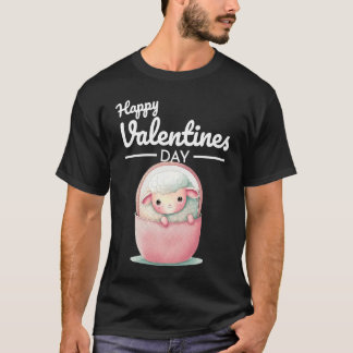 T-shirt Cute Animal Heart Panda  Happy Valentine Day  37