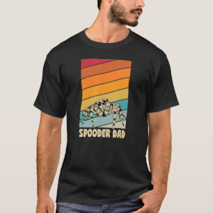 T-shirt Cute Animal Jumping Araignée Spooder Papa Retro Vi
