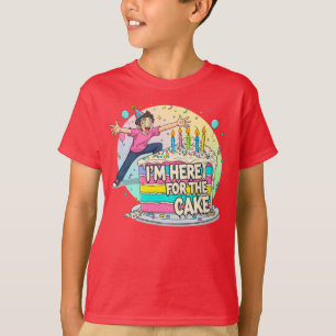 T-shirt Cute Anime Eyes Anniversaire Cake Lover