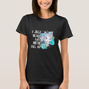 T-shirt Cute Arctic Fox J'Aime Les Renards Artiques Arctic