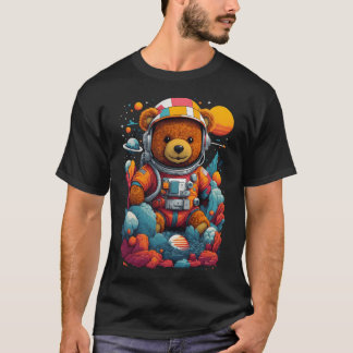 T-shirt Cute astronaute Teddy Bear