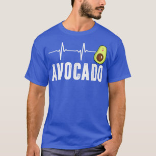 T-shirt Cute Avocado Heartbeat, Vegan For Men Women, Guaca