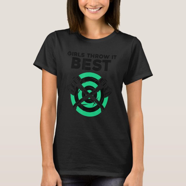 T-shirt Cute Axe Throwing For Women Girls Ax Thrower Lumbe (Devant)