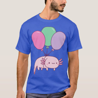 T-shirt Cute Axolotl et ballons