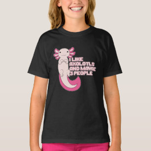 T-shirt Cute Axolotl J'aime Axolotls et peut-être 3 per