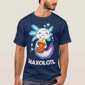 T-shirt Cute Axolotl Lover Snaxolotl  (102) 