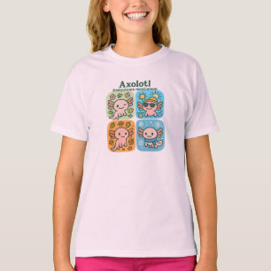 T-shirt Cute Axolotl Seasons Collection - Saisons