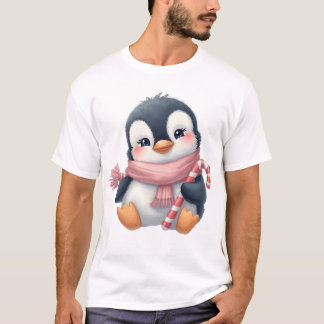 T-shirt Cute Baby Penguin – Adorable Winter Snow Christmas