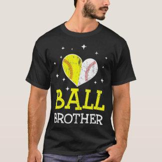 T-shirt Cute Baseball et Softball Brother Funny Brother