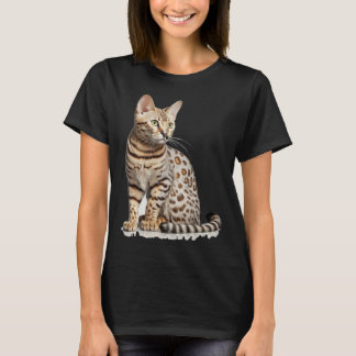 T-shirt Cute Bengal Cat with classic