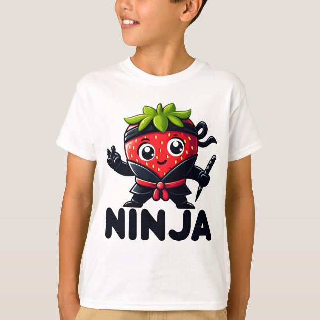 T-shirt Cute Berry Sneaky Ninja (Devant)