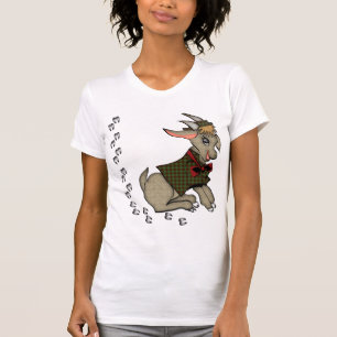 T-shirt Cute Billy Chèvre avec Bowtie
