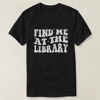T-shirt Cute Book Lover Readers Reading Library White Text