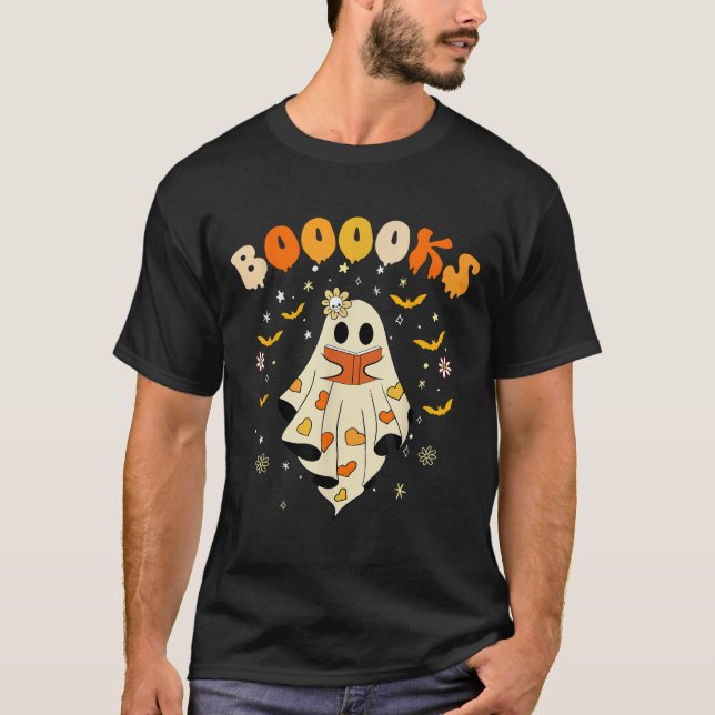 T-shirt Cute Boooks Read More Books Funny Teacher H (Devant)