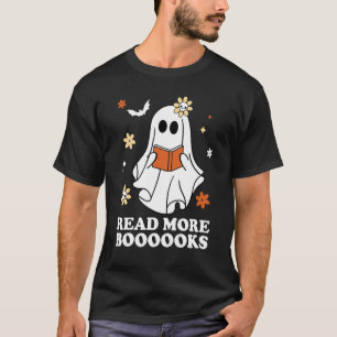 T-shirt Cute Boooks Read More Books Funny Teacher H