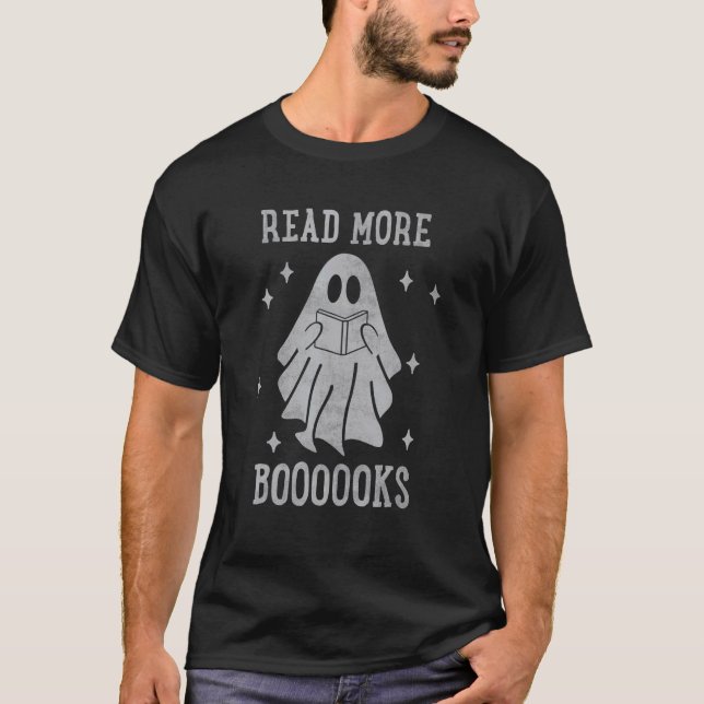 T-shirt Cute Boooks Read More Books Funny Teacher H (Devant)