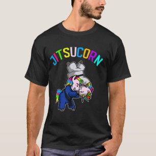 T-shirt Cute brésilienne Jiu Jitsu Jitsucorn Unicorn
