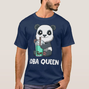 T-shirt Cute Bubble Tea Panda Boba Queen 765