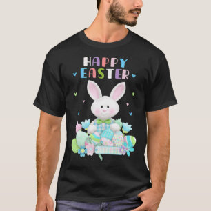 T-shirt Cute Bunny Pastel Oeufs de printemps Chasse Rabbit