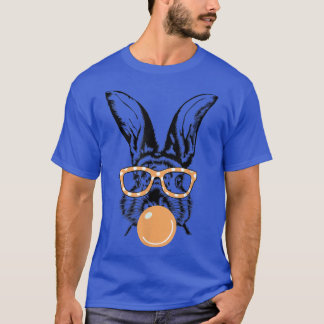 T-shirt Cute Bunny Polka Dot Orange Verres Bubblegum Est