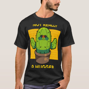 T-shirt Cute Cactus En Colère Pas Vraiment Un Gros Sarcast