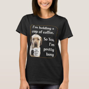 T-shirt Cute café Labrador