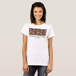 T-shirt Cute Camping Thème Motif Famille Réunion