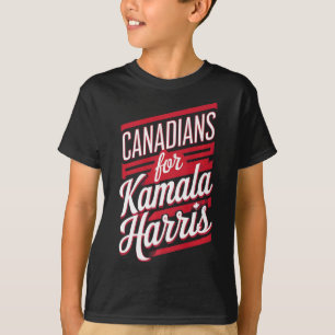 T-shirt Cute Canadian Girls For Kamala Harris Canada Cat L