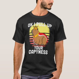 T-shirt Cute Capybara Ok J'Ai Tiré Capybara Meme Retro