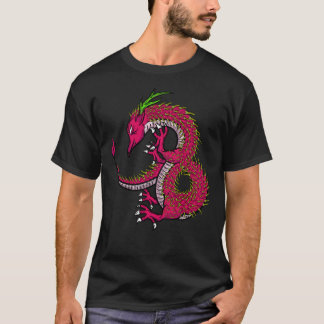 T-shirt Cute Cartoon Dragon Fruit chinois Dragon Classic T