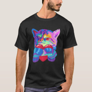 T-shirt Cute Cat, Amoureux des chats T, Cat Art, Propriéta